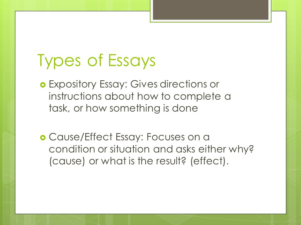 Writing expository essay power point